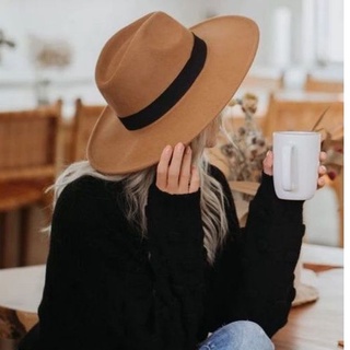 Chapéu Fedora Bege Unissex
