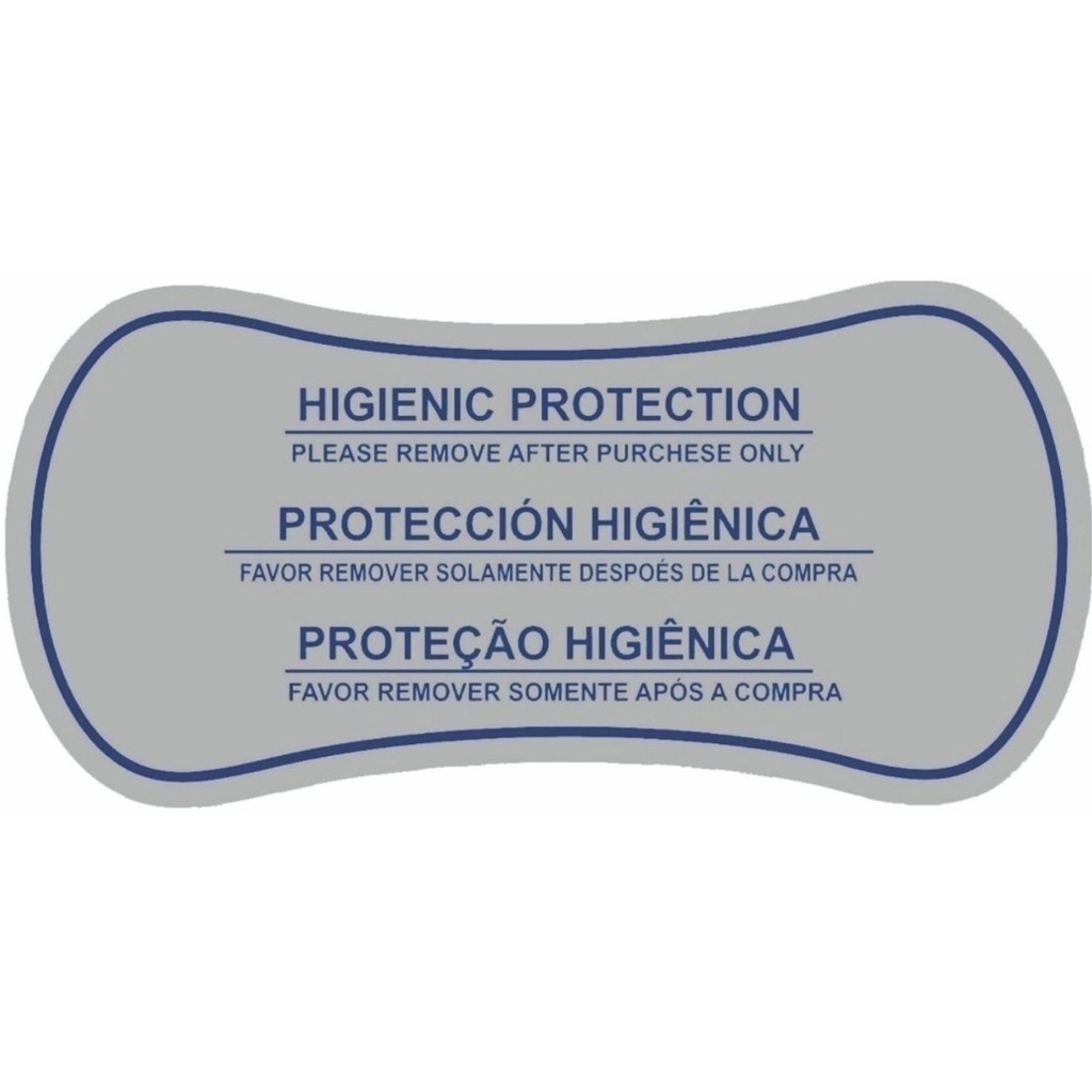 Protetor higiênico adesivo papel couchê - 50x112mm