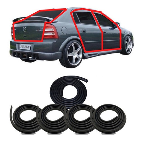 Kit Borracha Porta + Mala Astra 06 2007 2008 2009 2010 2011 em Oferta na Shopee