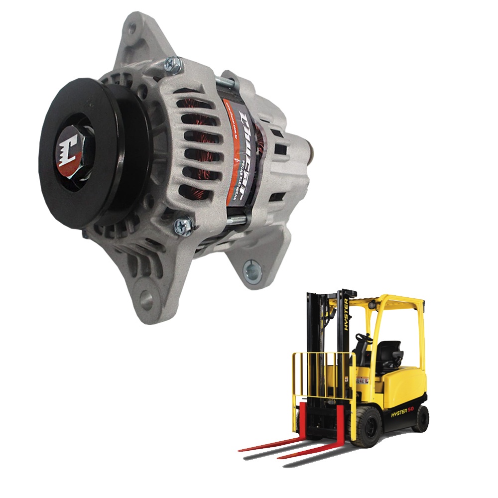 ALTERNADOR EMPILHADEIRA YALE /HYSTER/CLARK 14V 50A (CONECTOR VERTICAL)