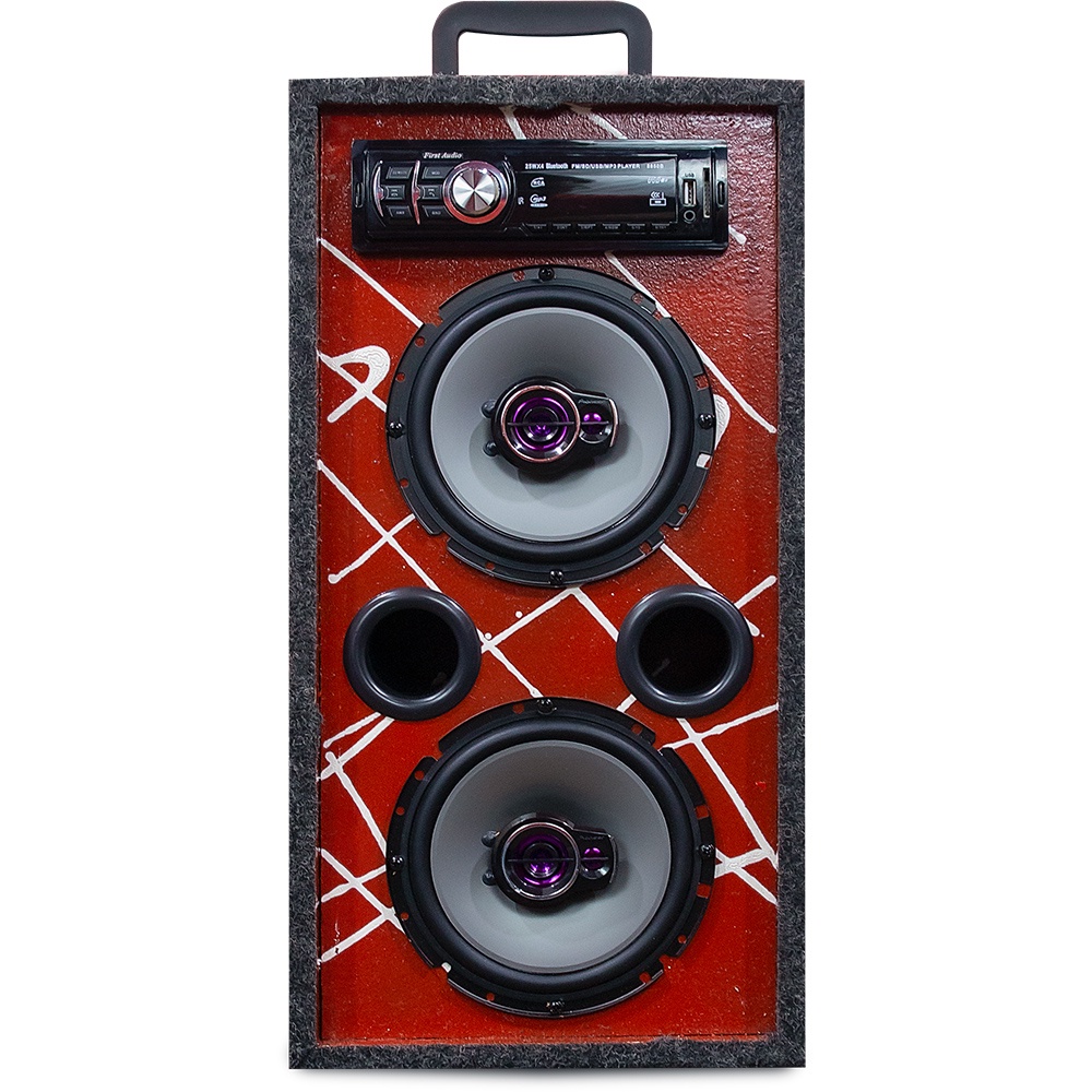 Detalhes do Caixa Pioneer Ativa Som Bluetooth Usb Fm/Am Pen Drive Ativa Residencial Falante Pioneer 6