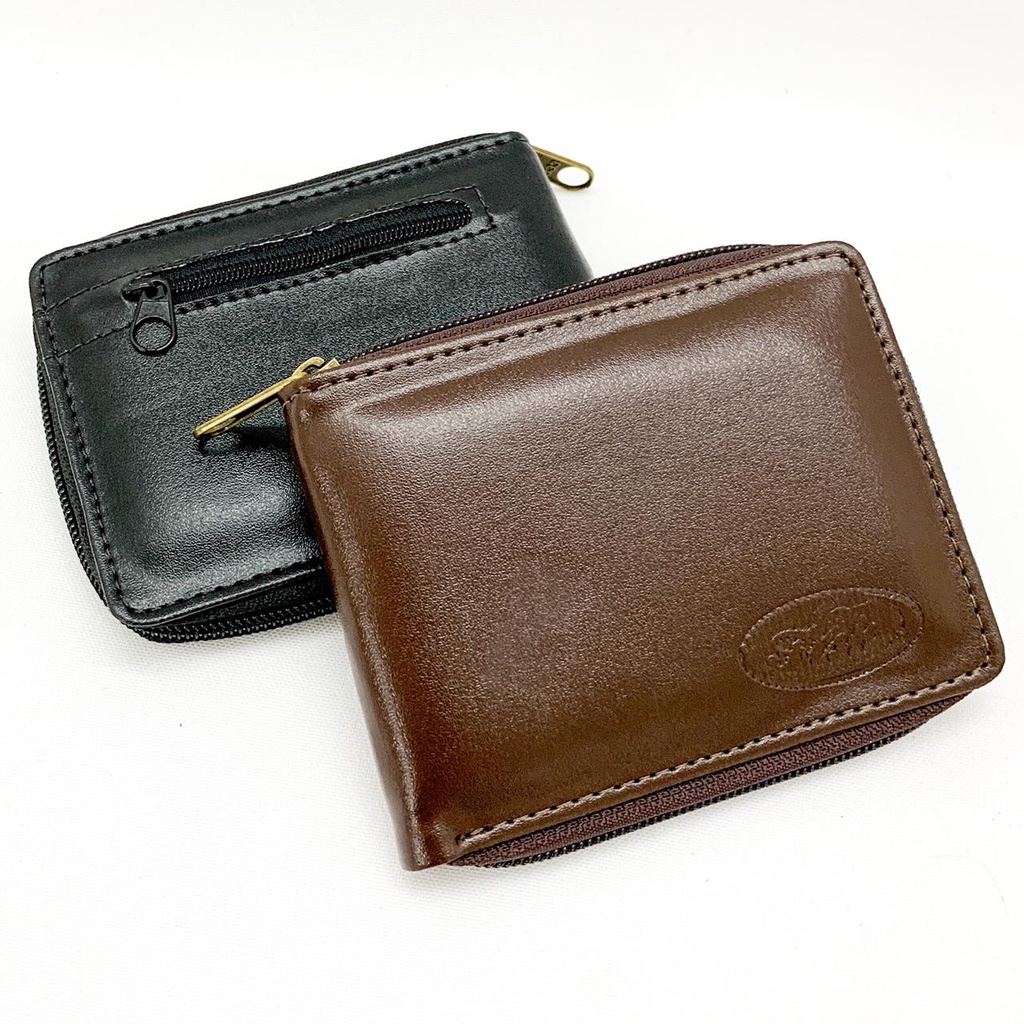 Carteira Masculina João Slim com Porta Documento Zíper em Oferta na Shopee