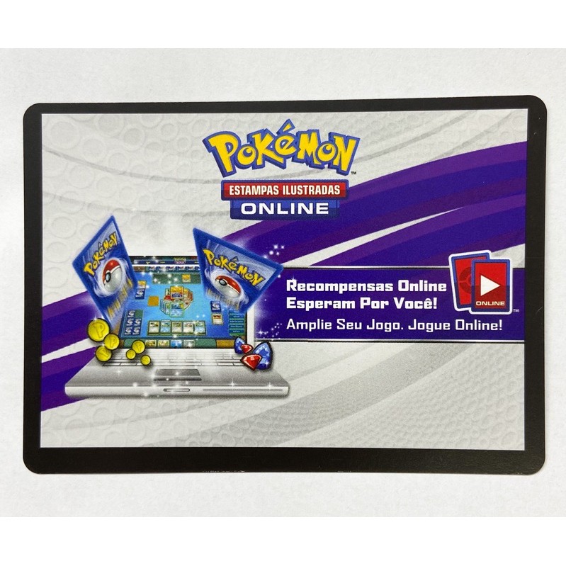 Carta Codigo Pokémon Card 70 Códigos TCG para Jogo Online Código -  Escorrega o Preço