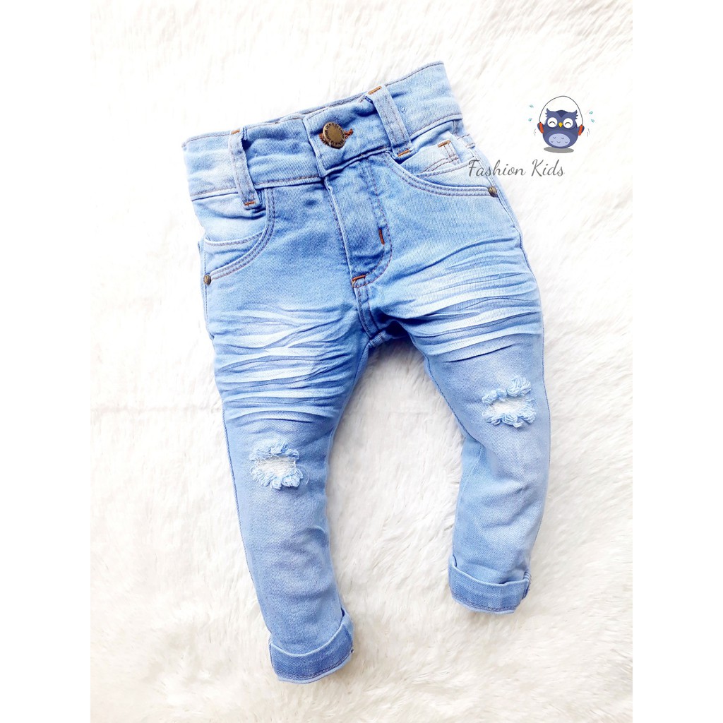 Calça jeans bebe 1 2024 ano