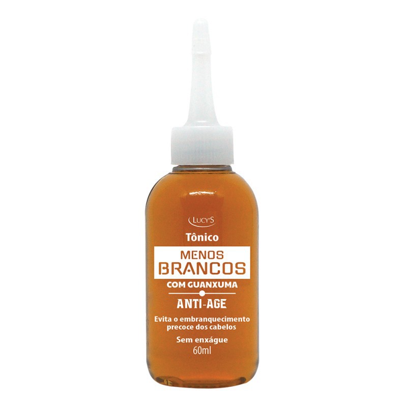 Tônico Menos Brancos com Guanxuma sem Enxague Anti Age - 60ml