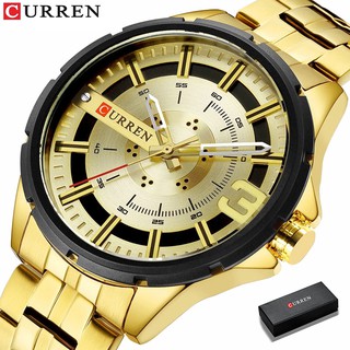 Curren Relógio De Quartzo Masculino À Prova D 