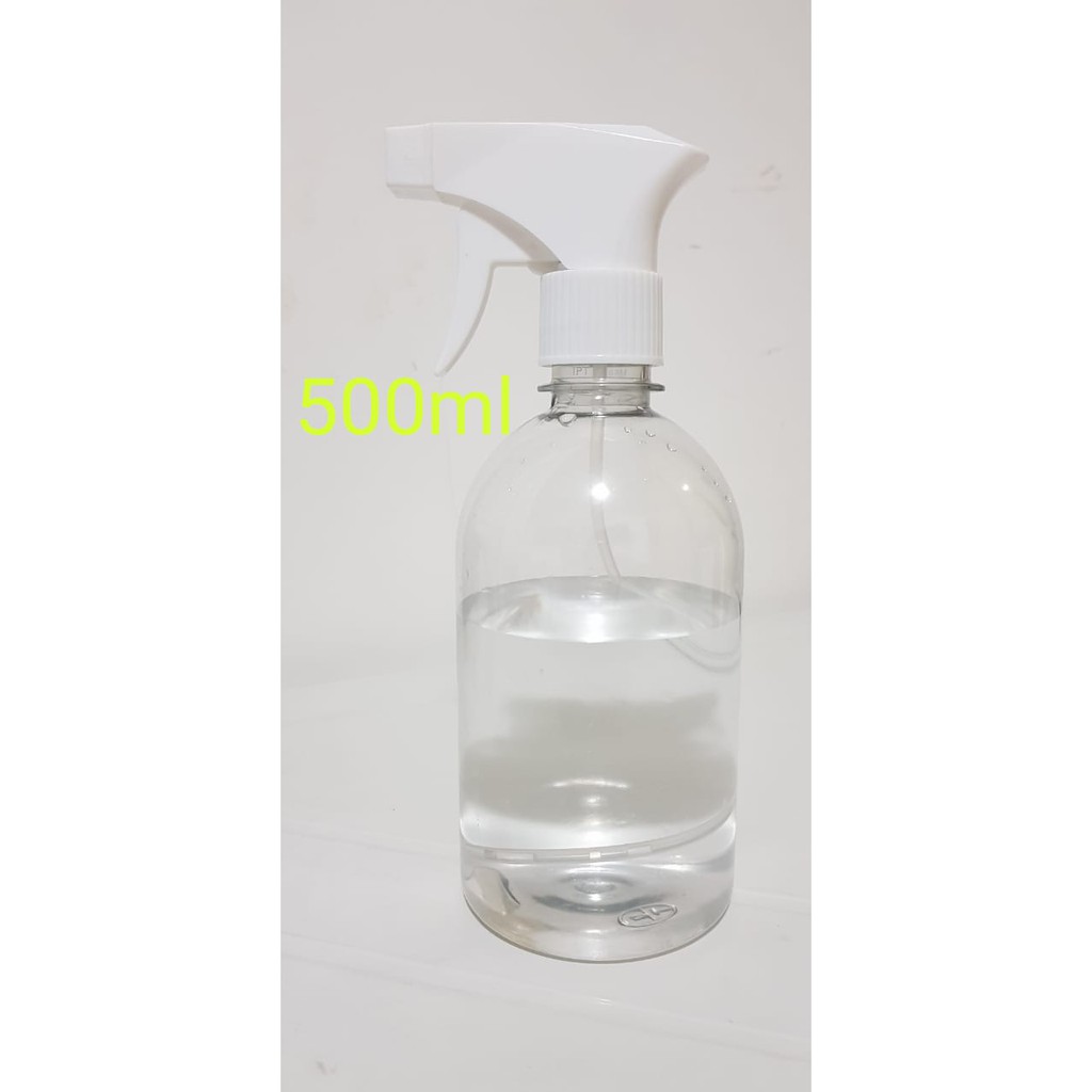10 Frascos Pet Borrifador c/ Válvula Gatilho Borrifador 500ml S