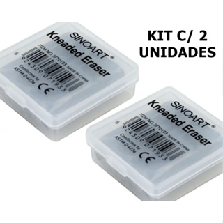 Borracha Limpa Tipos Artística Maleável P/ Desenho Kit C/ 2 Unid. em Oferta na Shopee