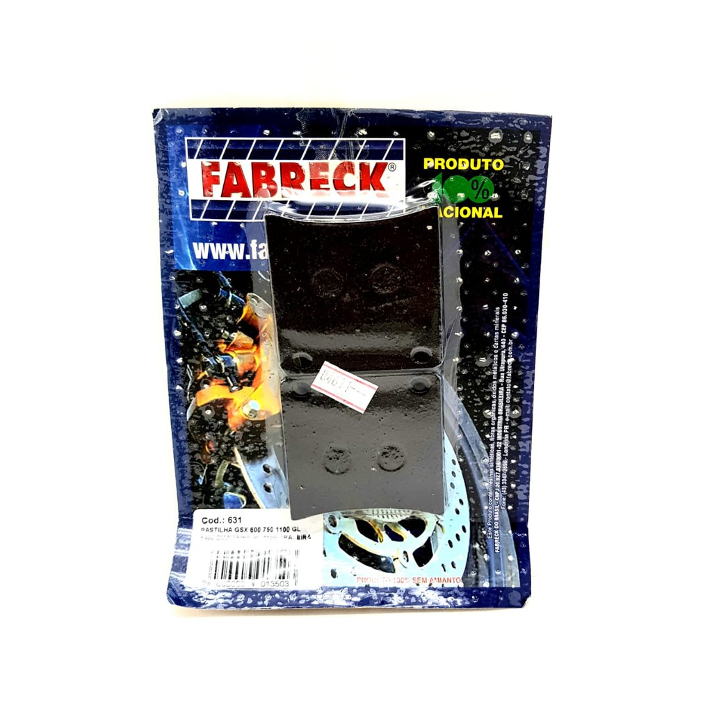 Pastilha De Freio Dianteira  Gsx 750 F Katana 89/97