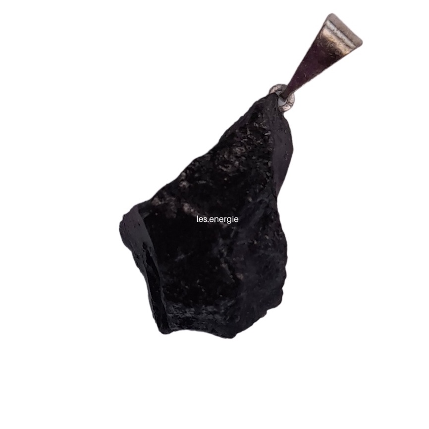 Pingente Shungita Verdadeira Pedra Natural Bruta em Oferta na Shopee