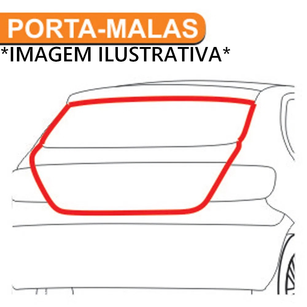 Detalhes do 1 Borracha da MALA Gol Quadrado Parati 88/94 Voyage 88/95