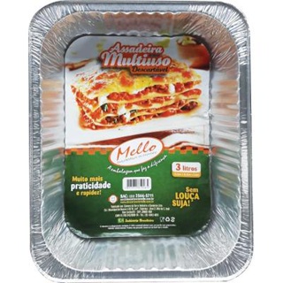 5-10un Forma Assadeira Alumínio Descartável 3l Empadão em Oferta na Shopee