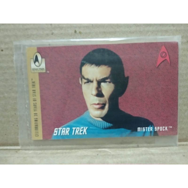 card Star Trek mister spock