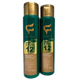 2 Unidade Creme de Pentear Banho de Oleos 12 Beneficios Nutrição Capilar Fashion
