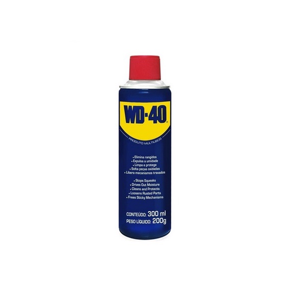 WD40 300ml ÓLEO SPRAY DESENGRIPANTE WD 40 Produto Multiuso Lubrifica Desengripa