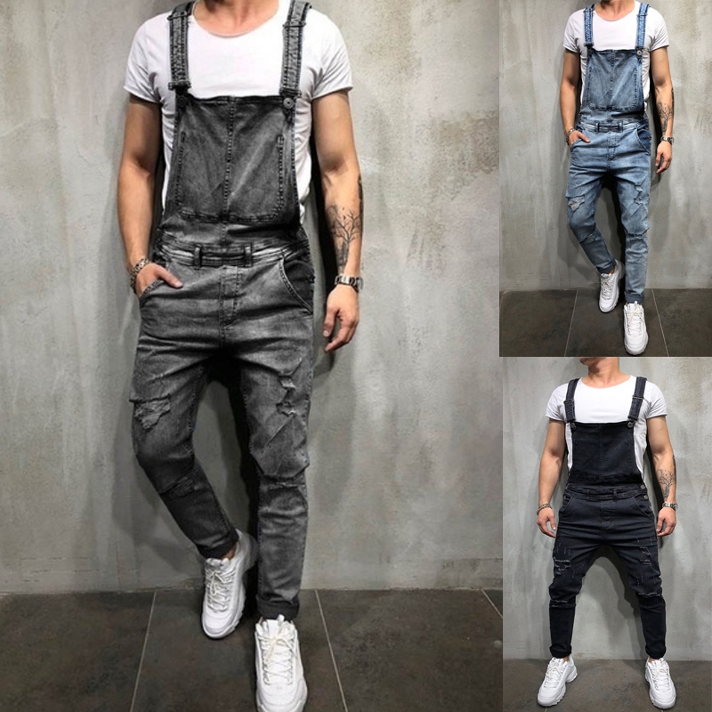 macacoes jeans masculino