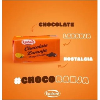 Caramelo Chocolate Laranja 60 Unidades - Embaré em Oferta na Shopee