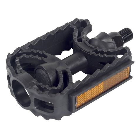 Pedal Bike Para Bicicleta Mtb Par Metal Ciclo 9/16 Rosca Grossa Nylon Com Refletor em Oferta na Shopee