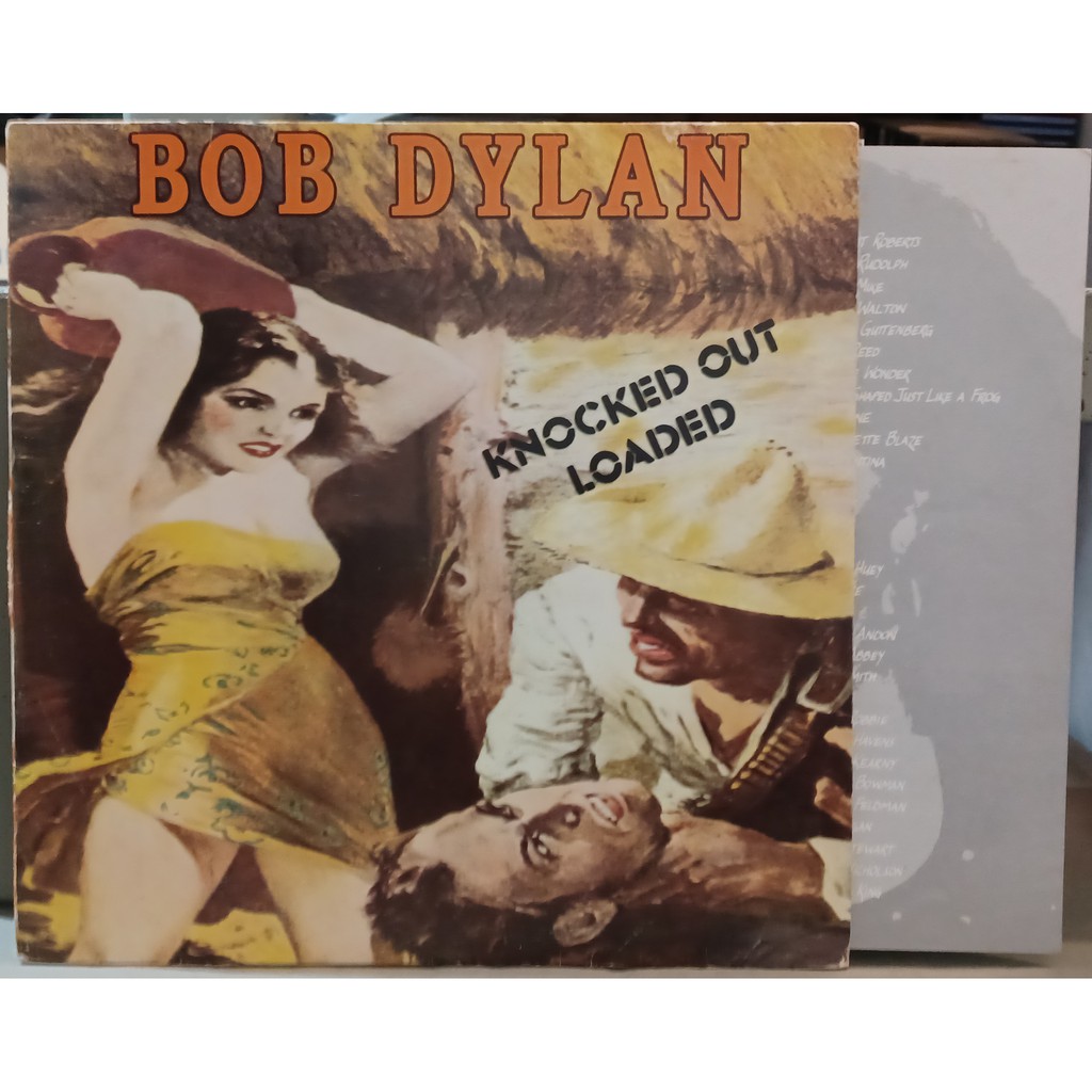 LP Disco De Vinil Bob Dylan - Knocked Out Loaded - Com Encarte LP Ótimo Capa Muito Boa Ler Descrição