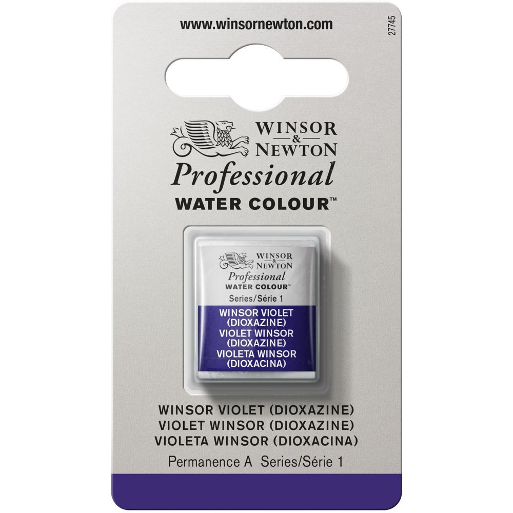 Tinta Aquarela Winsor & Newton Profissional Pastilha S1 733 Winsor Violet