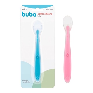 Colher De Silicone Bebe Introdução Alimentar Macia Buba Oferta