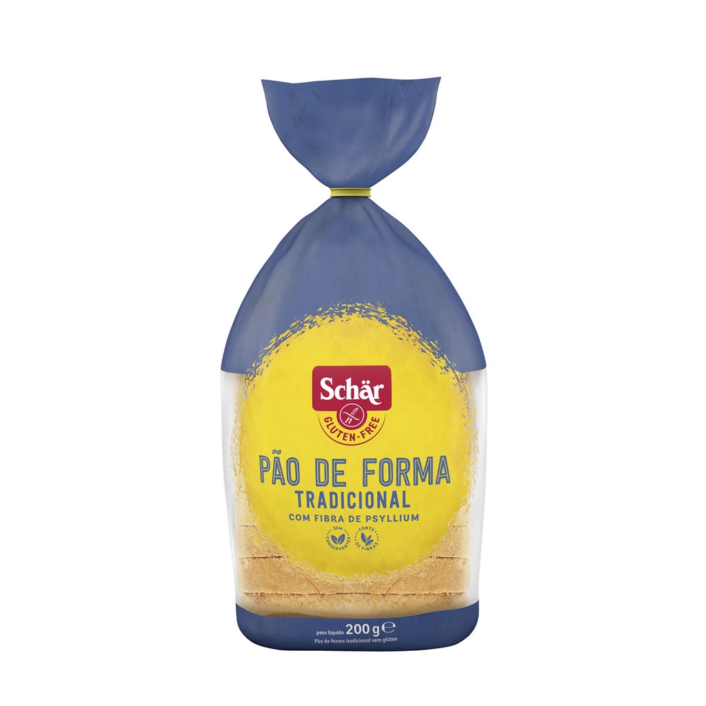 Pão de Forma Tradicional 200g - Schar