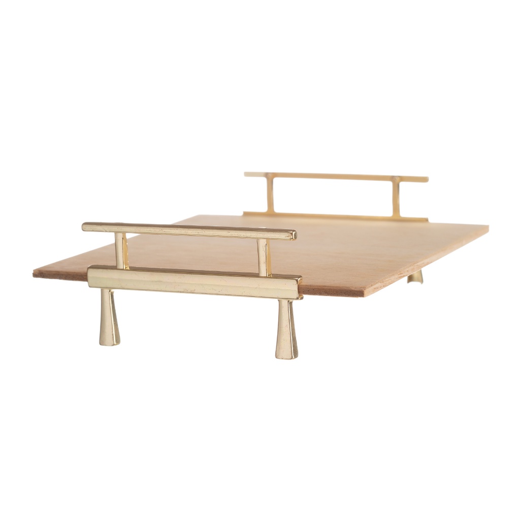 Kit 2 Alça Lateral Em Metal Bandejas Espelhos Mdf Vidro Artesanato Decoração