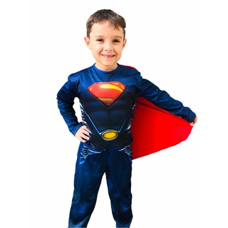 Fantasia Infantil Personagem Super Man - Super Homem com músculos