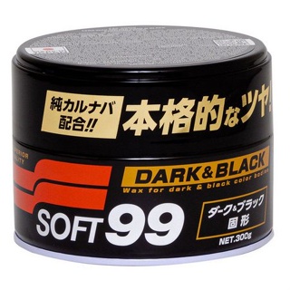 Cera Dark Black Soft99 300gr  Carros Escuros Pretos Grafite Cinza Azul Verde Vermelho em Oferta na Shopee
