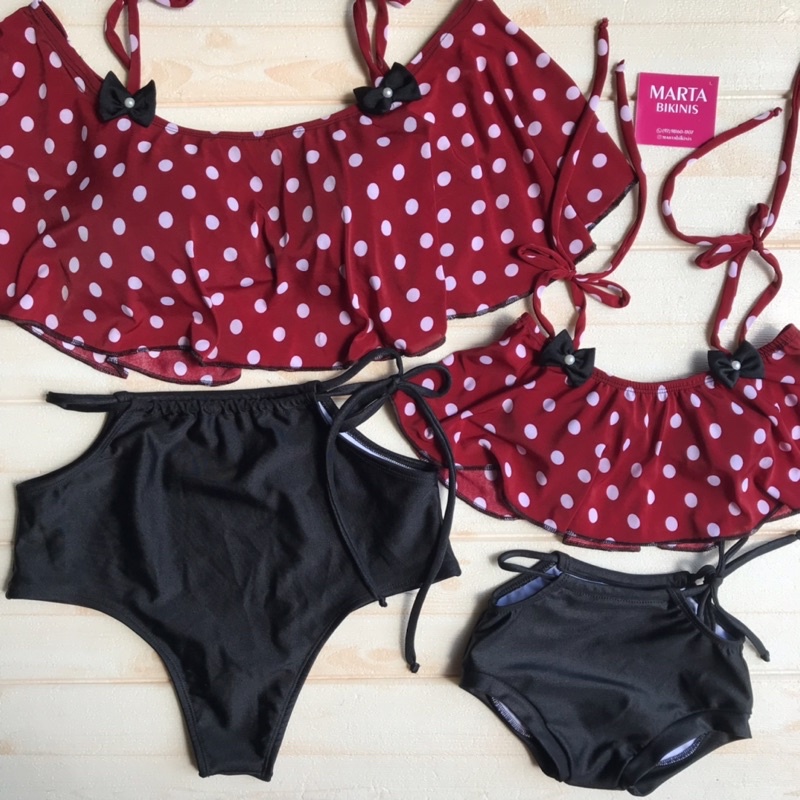monte seu Biquíni tal mãe tal filha minnie