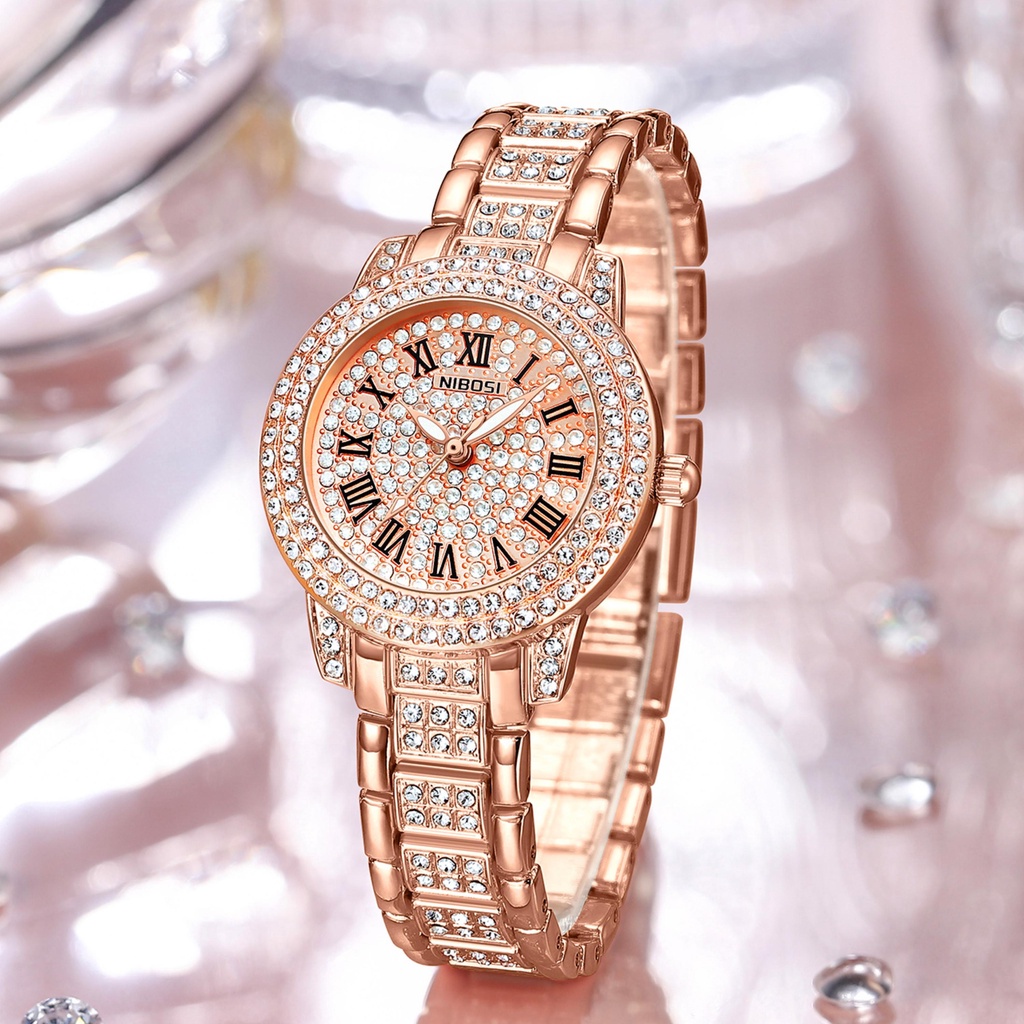 NIBOSI 2552 Damas Relógio Luxo Moda Casual Quartzo em Oferta na Shopee