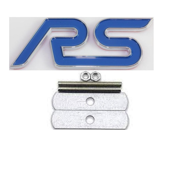 1 emblema rs grade frontal chevrolet cruze onix sonic metal AZUL