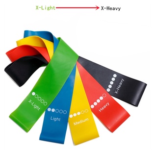 Kit 5 Faixas Elásticas Fisioterapia Ginástica Musculação Mini Band