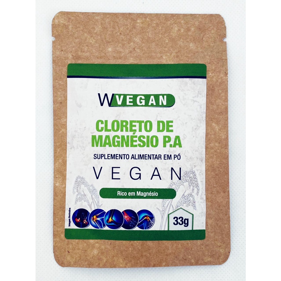 Cloreto de Magnesio PA 1 sache de 33g WVegan