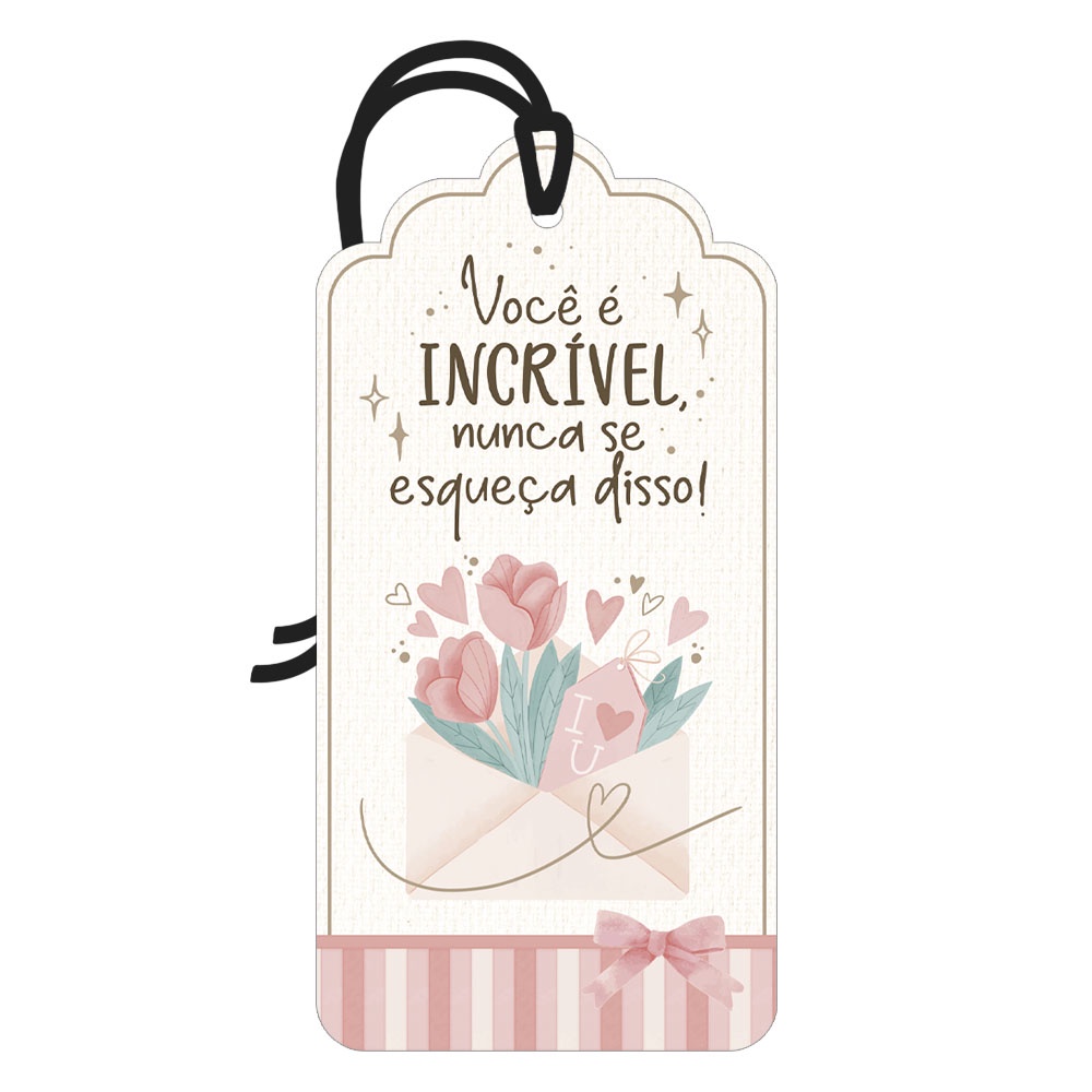 Tag Decorativa em MDF Motivacional Você é Incrível Placa Decorativa Mini 7x14