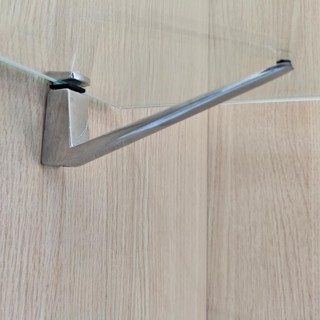 Suporte Omega para Prateleiras de Vidro ou Madeira ( 2 Unidades) em Oferta na Shopee