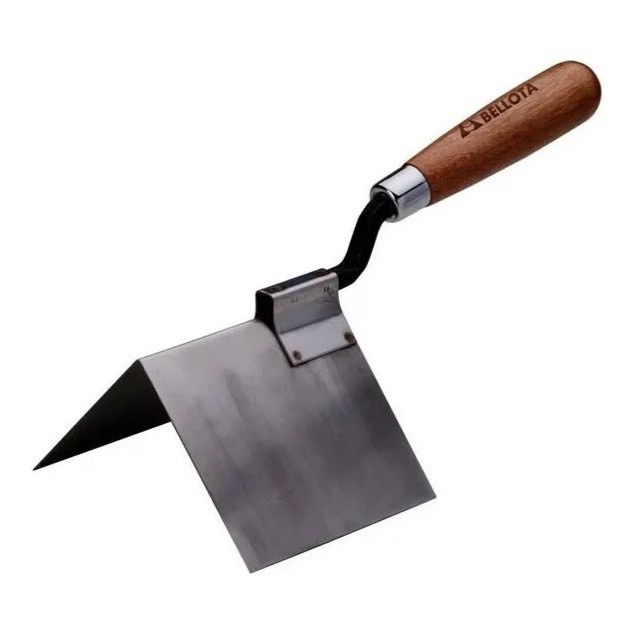 Espátula Quina Aço Inox Madeira 100x230mm Bellota