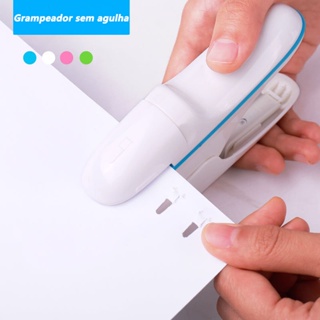 Grampeador Ecologico Nao Usa Grampo em Oferta na Shopee