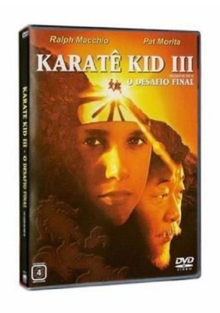 DVD Karatê Kid 3 O Desafio Final - Ralph Macchio  Pat Morita
