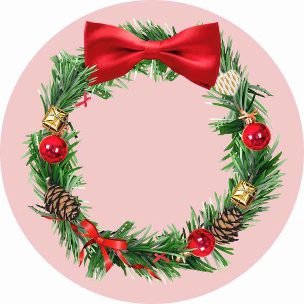 Painel Redondo Decoração De Natal (05) 1,30 x 1,30 Em Lona | Shopee Brasil