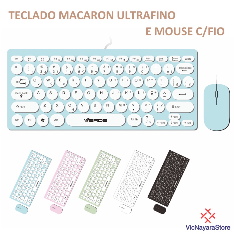 Mini Leve E Portatil Kit Teclado E Mouse Silencio Magaron Ultrafino Com Fio USB Keyboard Dock-XZJP08T