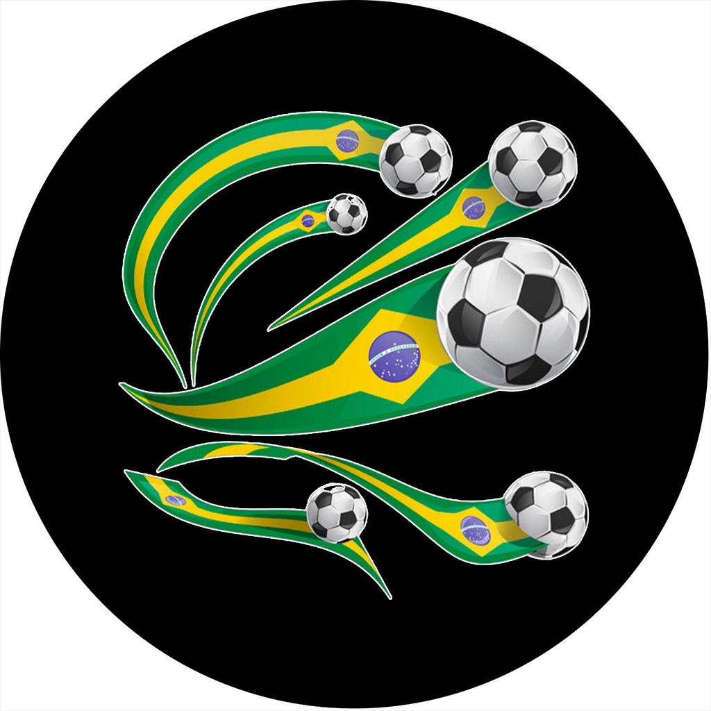 Capa de Estepe Personalizada para Ecosport Crossfox Brasil Copa do Mundo