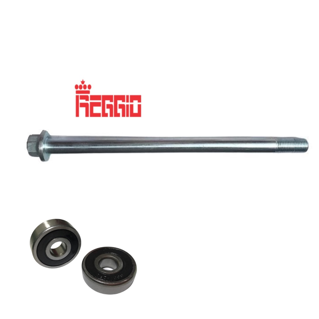 Eixo Roda Dianteira + Rolamentos CG 150/160 Fan/Titan Frente a Disco Todas