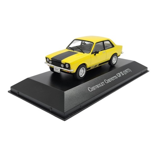 Miniatura Chevrolet Chevette Gpii 1977 Amarelo Metal 1:43