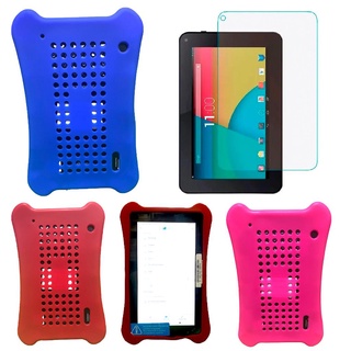 Capa Emborrachada + Pelicula p/ Tablet M7s Go M7s Lite M7 WIFI 7 pol