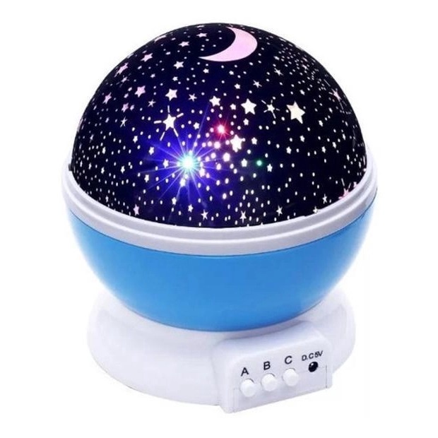 Projetor Luminária Abajur Estrelas Galaxy 360º Star Master - LMS FERRAMENTAS