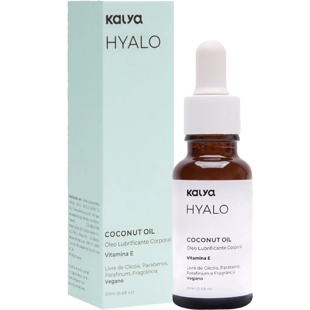 Óleo De Coco Puro Hidratante Para Vulva Hyalo Coconut 20ml em Oferta na Shopee