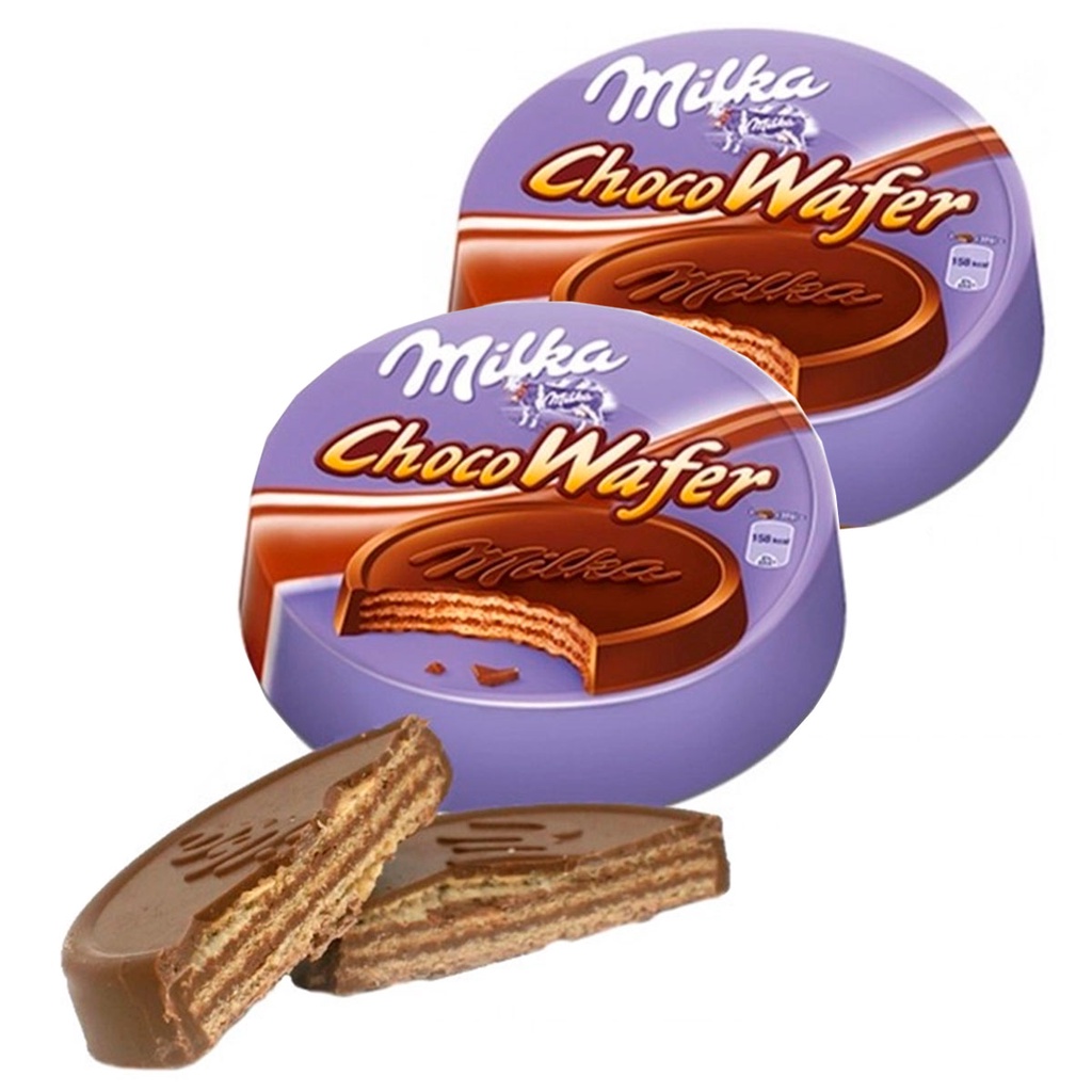 Kit 2 Biscoitos Milka Choco Wafer 30g | Shopee Brasil