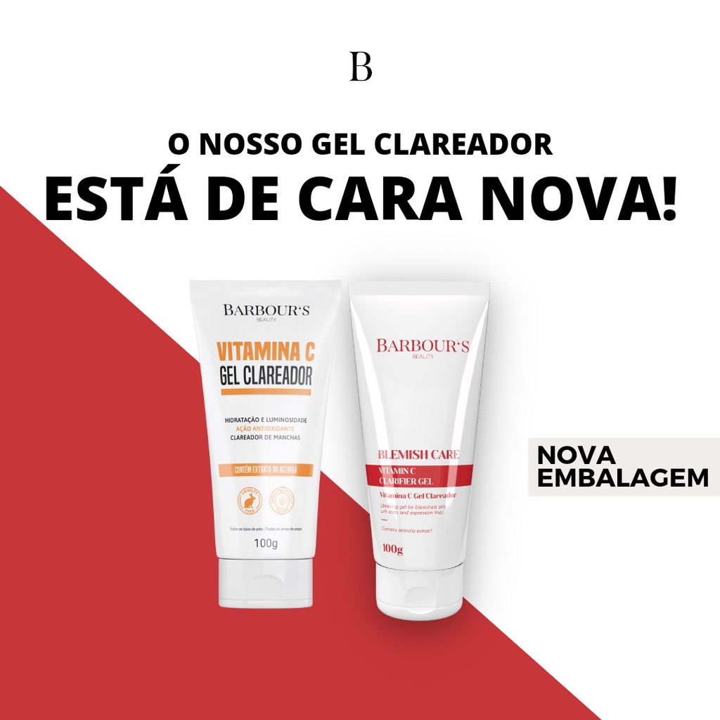 Gel Clareador Facial Barbours Beauty Virginia Fonseca! Hoje Shopee Brasil