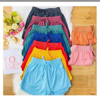 Kit 10 Short Canelado Adulto Bermuda